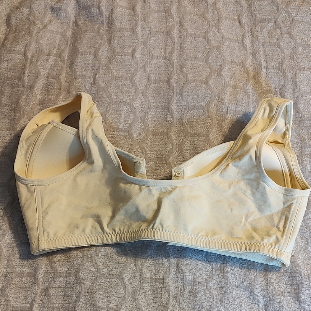 Floral Yellow Women's Bra - Picture 4 of 4